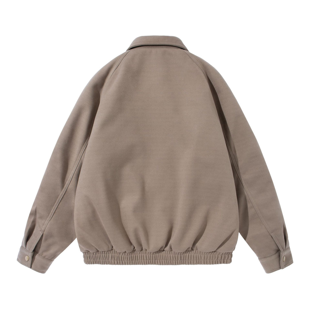 Unisex Boxy Blouson with overlapping front yoke and elastic hem Mune Fashion