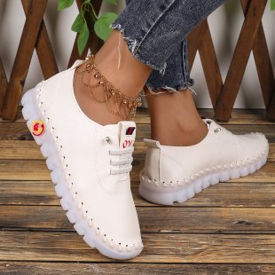 Women's lightweight everyday slip-on sneakers with hidden lacing, elastic entry, and grippy trail sole Mune Fashion