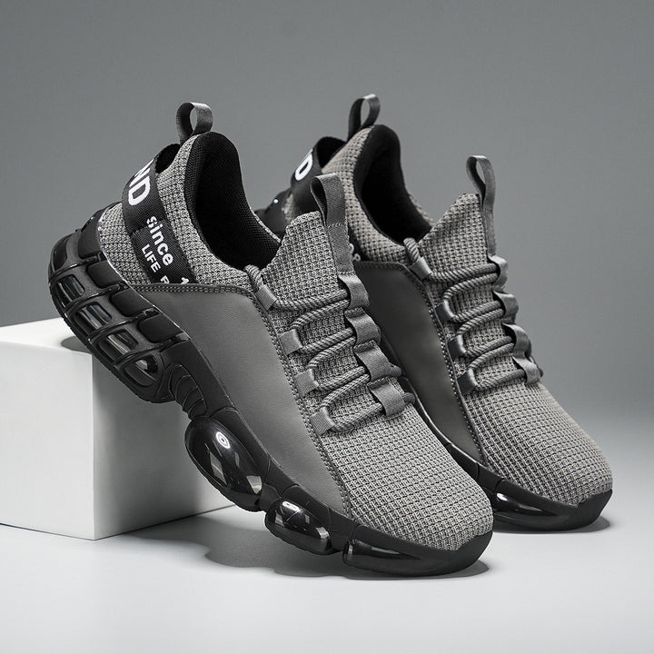 Unisex fashionable platform sneaker with air-cushioned damping pods and knitted comfort upper Mune Fashion