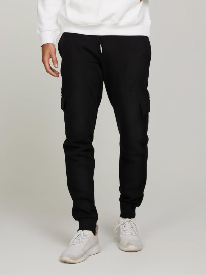 Ladies' narrow-cut cargo jogging pants with ergonomic seams, elastic comfort waistband, and patch flap pocket Mune Fashion