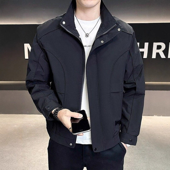 Men's leisure jacket with high collar Mune Fashion