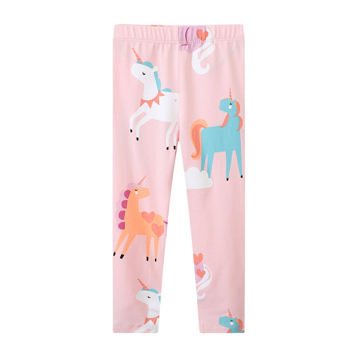 Girls leggings with colorful unicorn designs Mune Fashion