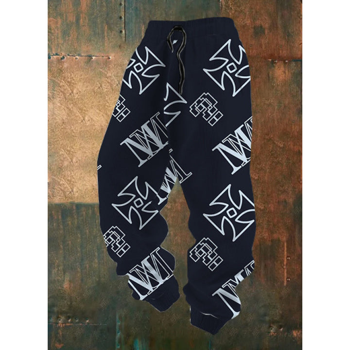Women's Comfortable Leisure Pants with Creative Print Mune Fashion