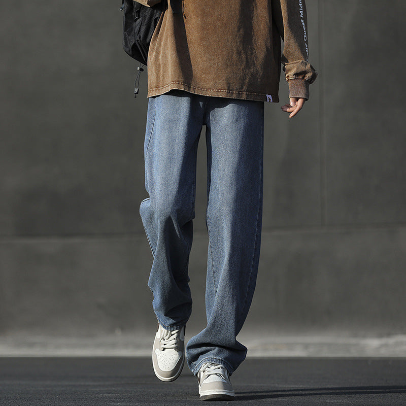 Men's Loose-Fit Jeans in Urban Style