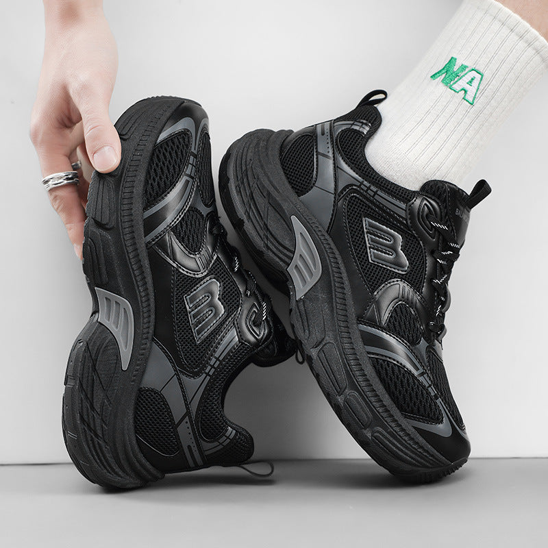 Unisex Voluminous Mesh Runner with breathable upper material and shock-absorbing platform sole Mune Fashion