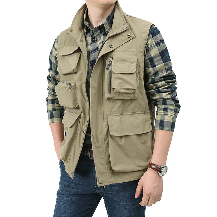 Men's Versatile Outdoor Vest with Practical Pockets Mune Fashion