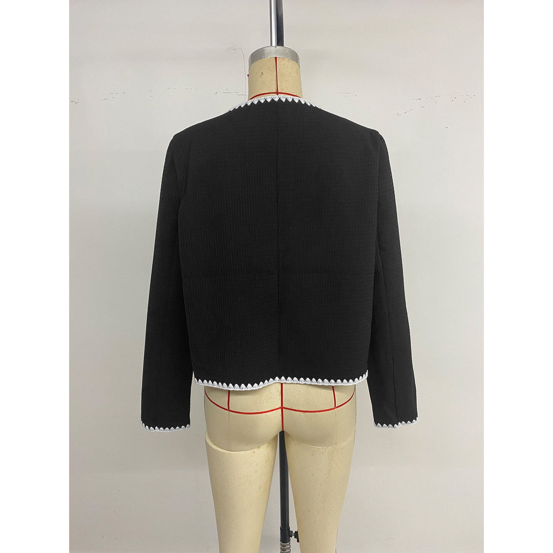 Women's fashion jacket with contrasting pockets Mune Fashion
