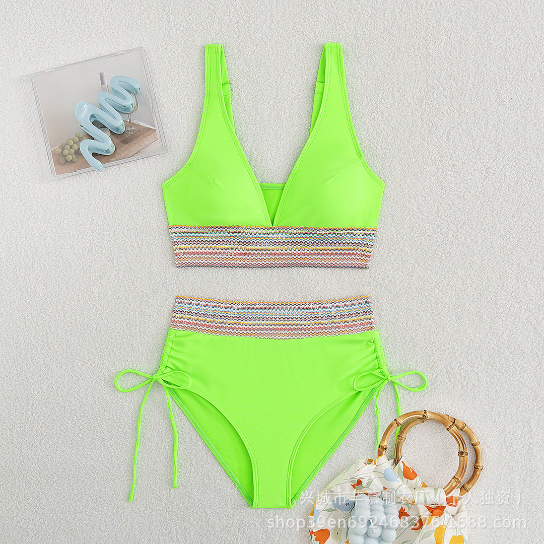 Women's High-Cut Sport Bikini Mune Fashion