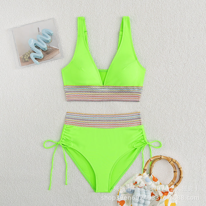 Women's High-Cut Sport Bikini Mune Fashion