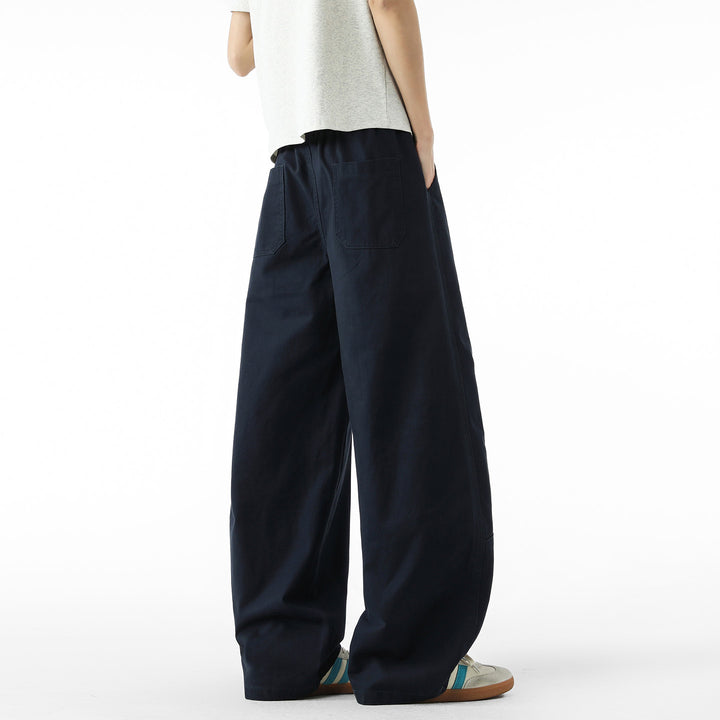 Men's Wide Utility Cargo Pants with Large Flap Pockets & Reinforced Seam Areas Mune Fashion