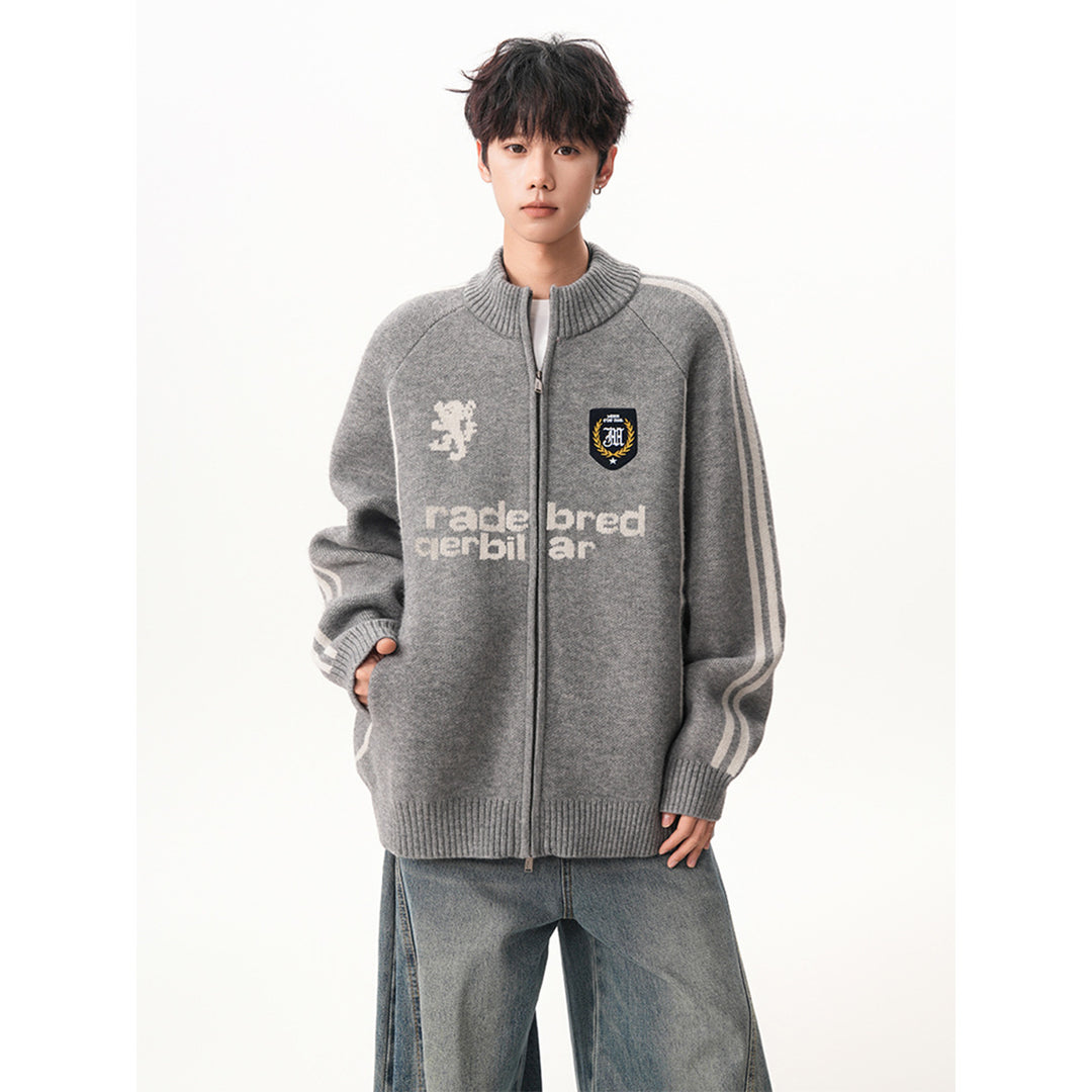 Men's Stylish Cardigan with High Collar Mune Fashion