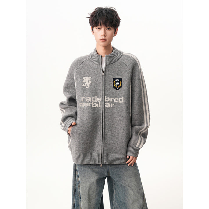 Men's Stylish Cardigan with High Collar Mune Fashion