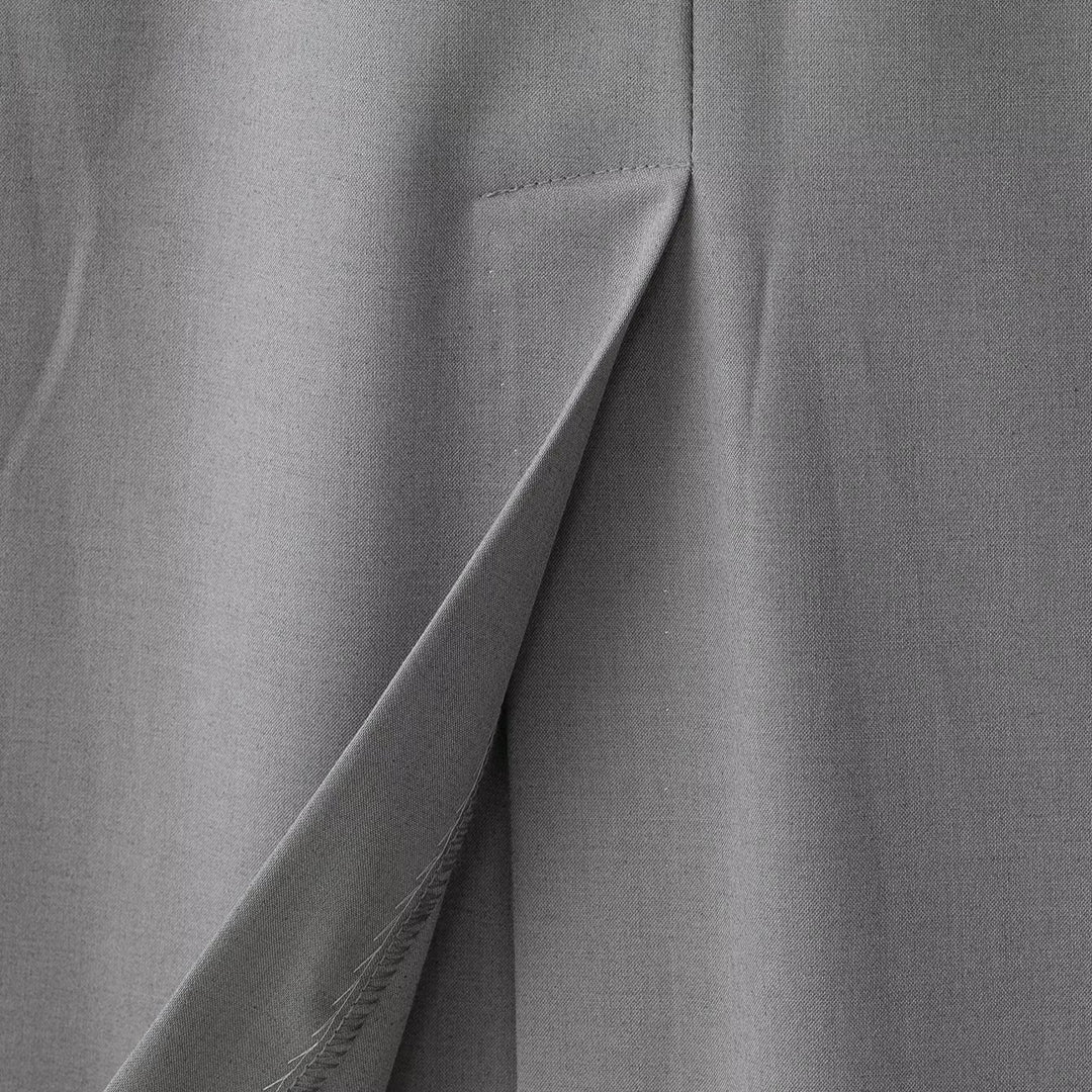 Ladies Elegant Maxi Skirt with Pleat and Belt Loops Mune Fashion