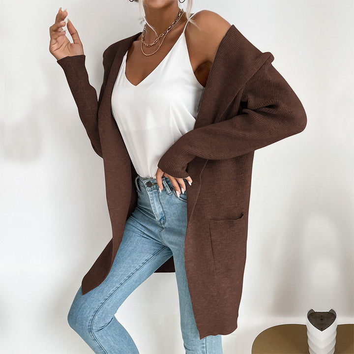 Women Casual Knit Coat Mune Fashion