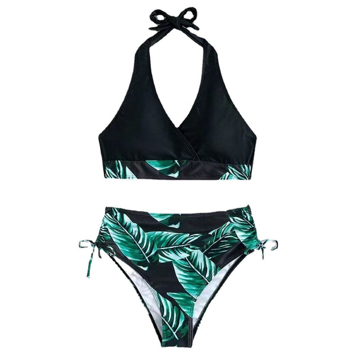 Women's bikini set with sophisticated wrap top and adjustable side Mune Fashion