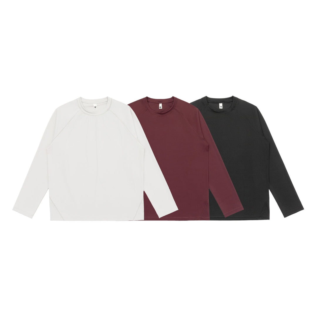 Unisex Loose Raglan Sweatshirt made of French Terry with Flatlock Seams Mune Fashion