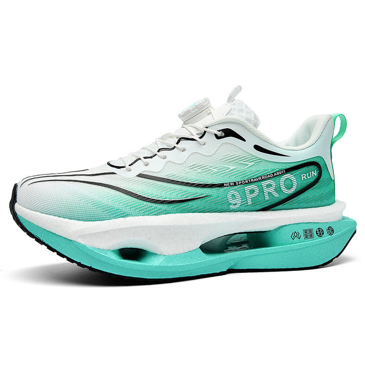Unisex Cushioned Performance Running Shoes with Hollow-Core Platform Sole and Rotating Closure Mune Fashion
