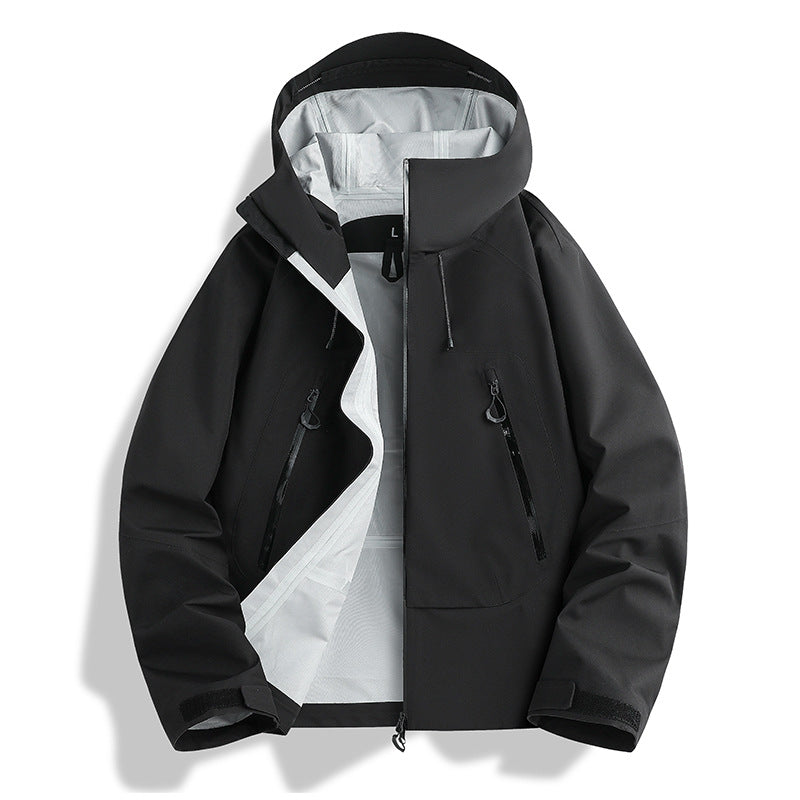 Men's waterproof softshell jacket with removable quilted inner jacket Mune Fashion