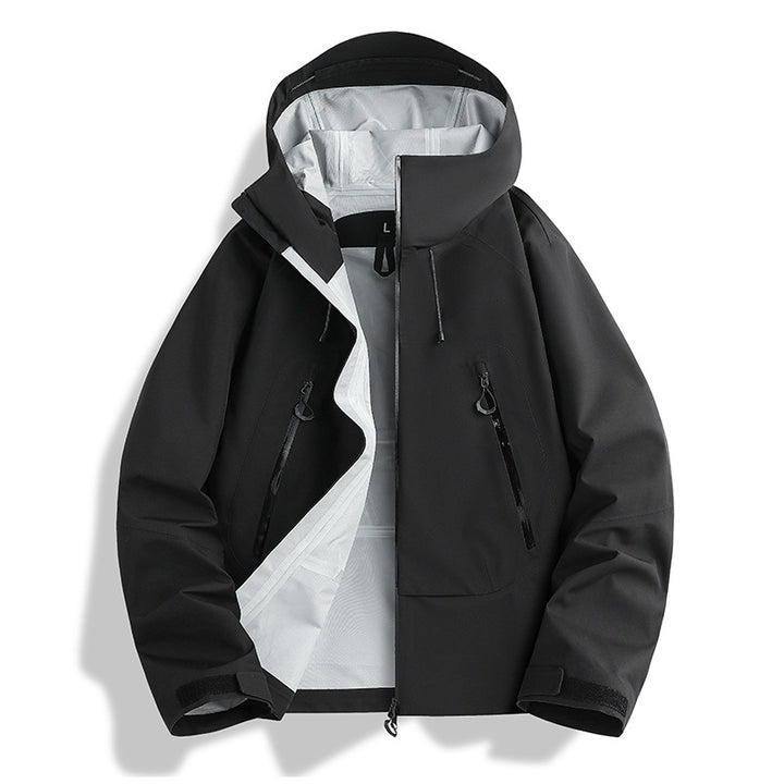 Men's waterproof softshell jacket with removable quilted inner jacket Mune Fashion