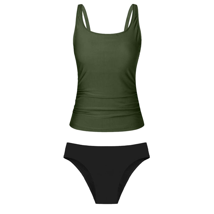 Women's bikini set with floral top and classic bottom Mune Fashion
