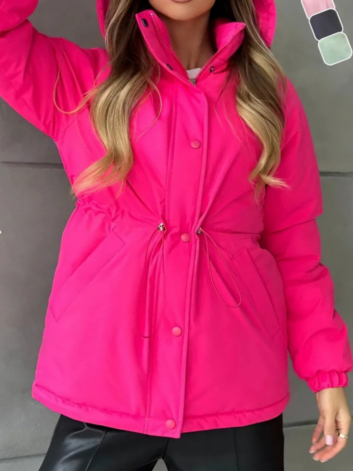 Women’s functional jacket with adjustable waistband