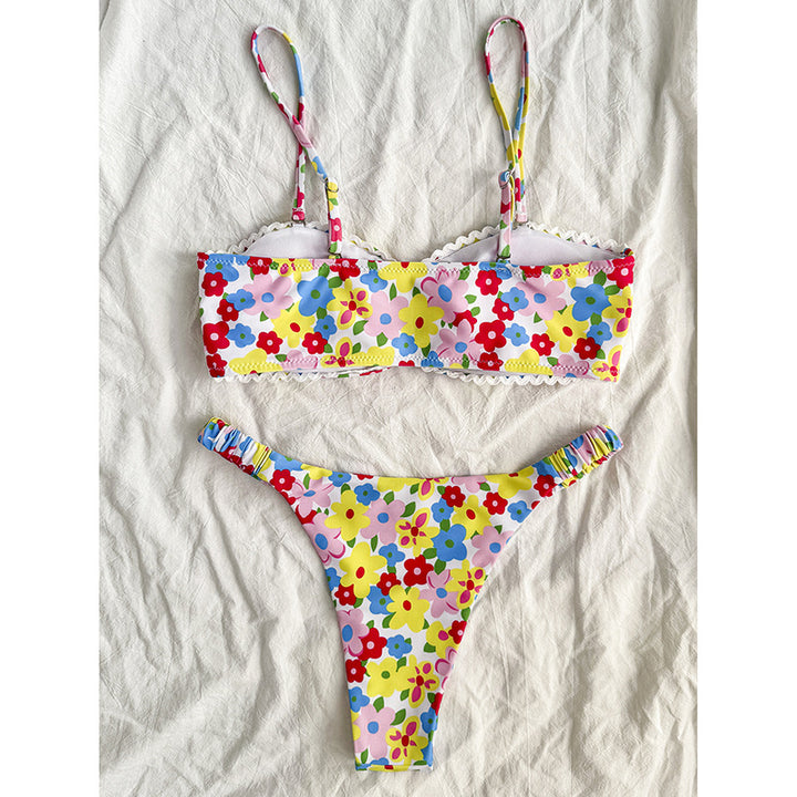 Women Floral Bikini Mune Fashion