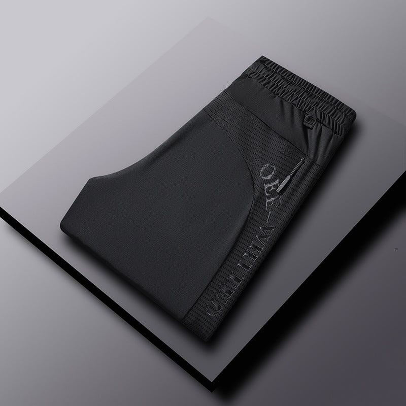 Men's Sporty Training Pants with Side Zipper Pockets Mune Fashion