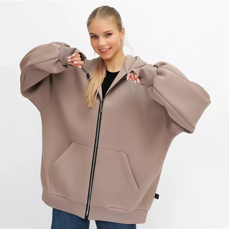 Women's Oversized Hooded Jacket Mune Fashion