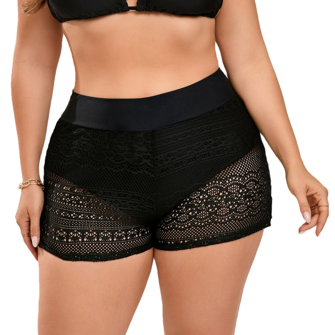 Women Lace Bikini Bottoms with High Waist Mune Fashion