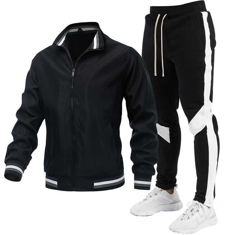 Men's Sporty Track Jacket and Jogging Pants Set Mune Fashion