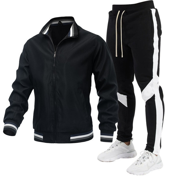 Men's Sporty Track Jacket and Jogging Pants Set Mune Fashion