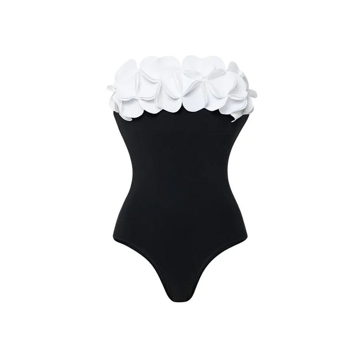 Women's swimsuit with floral top and elegant maxi skirt Mune Fashion