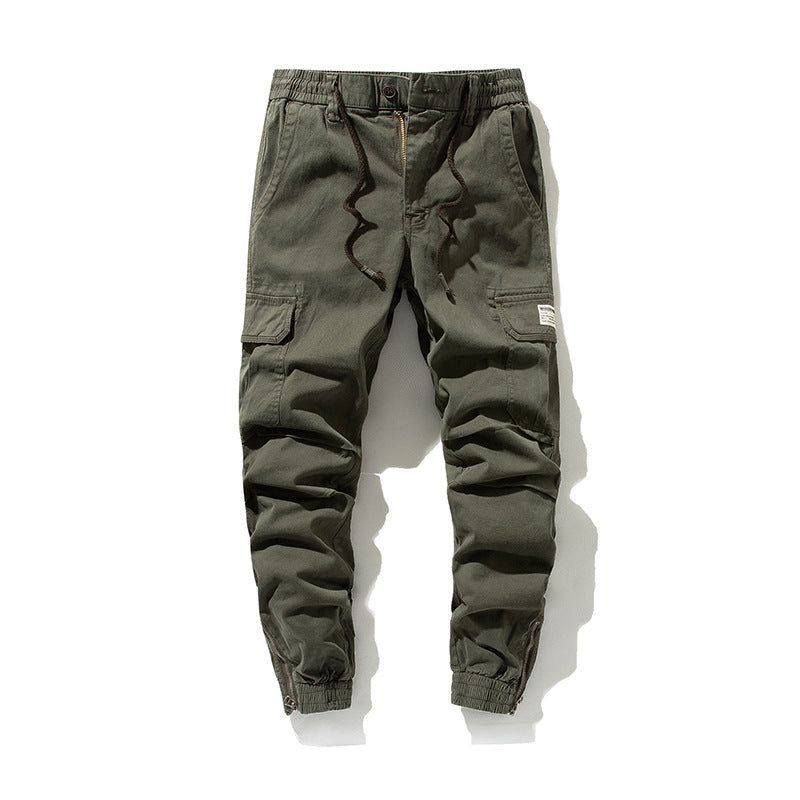 Herren Cargo-Jogginghose im urbanen Utility‑Stil mit elastischem Tunnelzugbund und verstärkten Kniepartien Mune Fashion