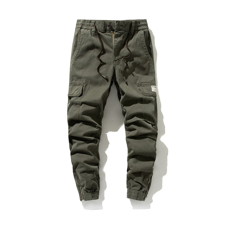 Herren Cargo-Jogginghose im urbanen Utility‑Stil mit elastischem Tunnelzugbund und verstärkten Kniepartien Mune Fashion