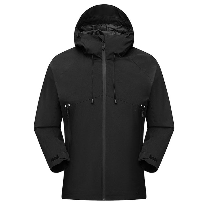Men's Waterproof High-Visibility Shell Parka with Breathable Membrane, Adjustable Hood and Ventilation Mune Fashion
