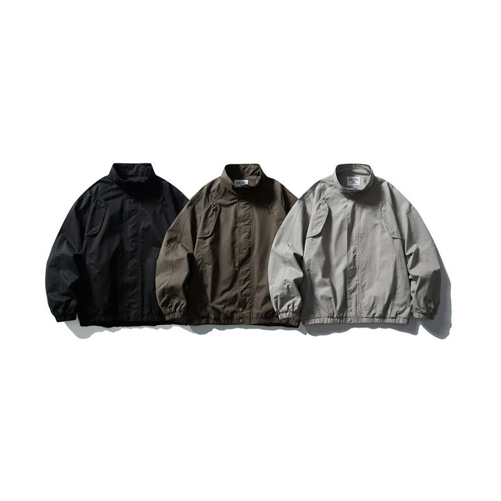 Unisex Boxy-Field Blouson made of lightweight ripstop with concealed zipper placket and elastic hem Mune Fashion