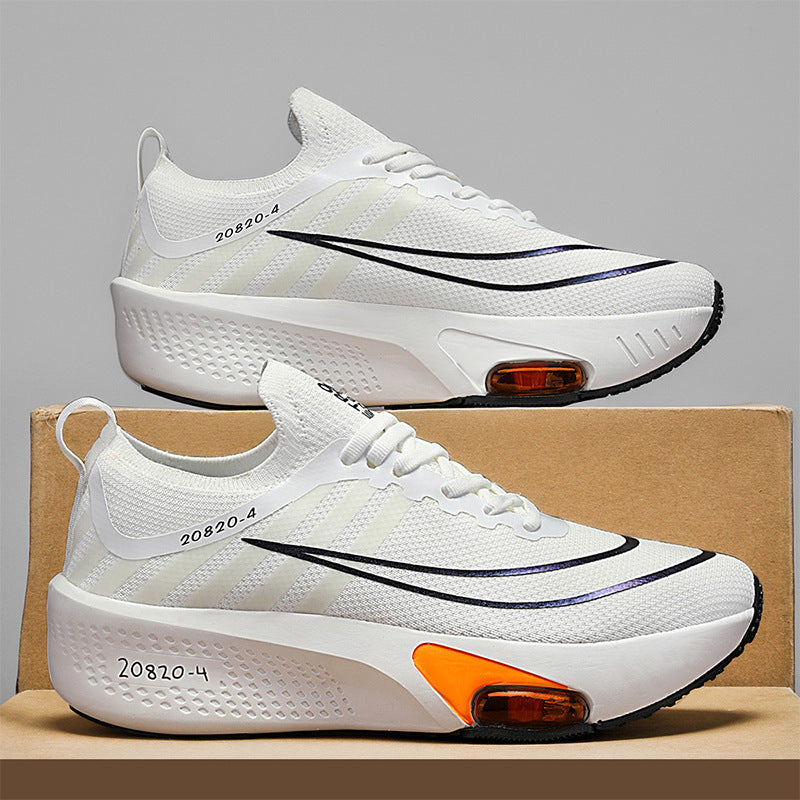 Men's tempo running shoe with foam platform sole and visible cushioning bubble Mune Fashion