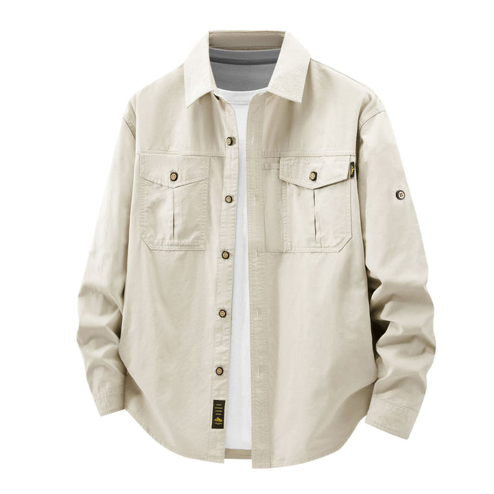 Men's Casual Shirt Jacket with Practical Pockets Mune Fashion