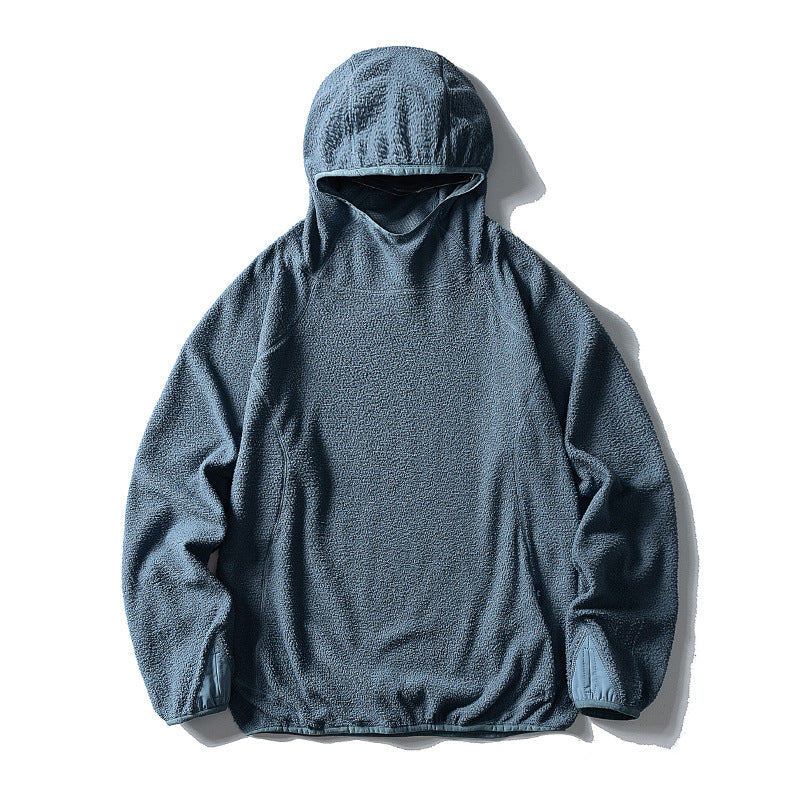 Unisex Oversize Teddy-Fleece Hoodie with hood, elastic hem and raglan sleeves Mune Fashion