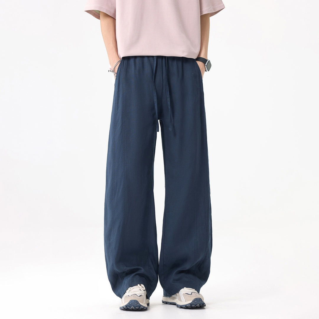 Men's Comfortable and Airy Relaxed Fit Linen Pants Mune Fashion