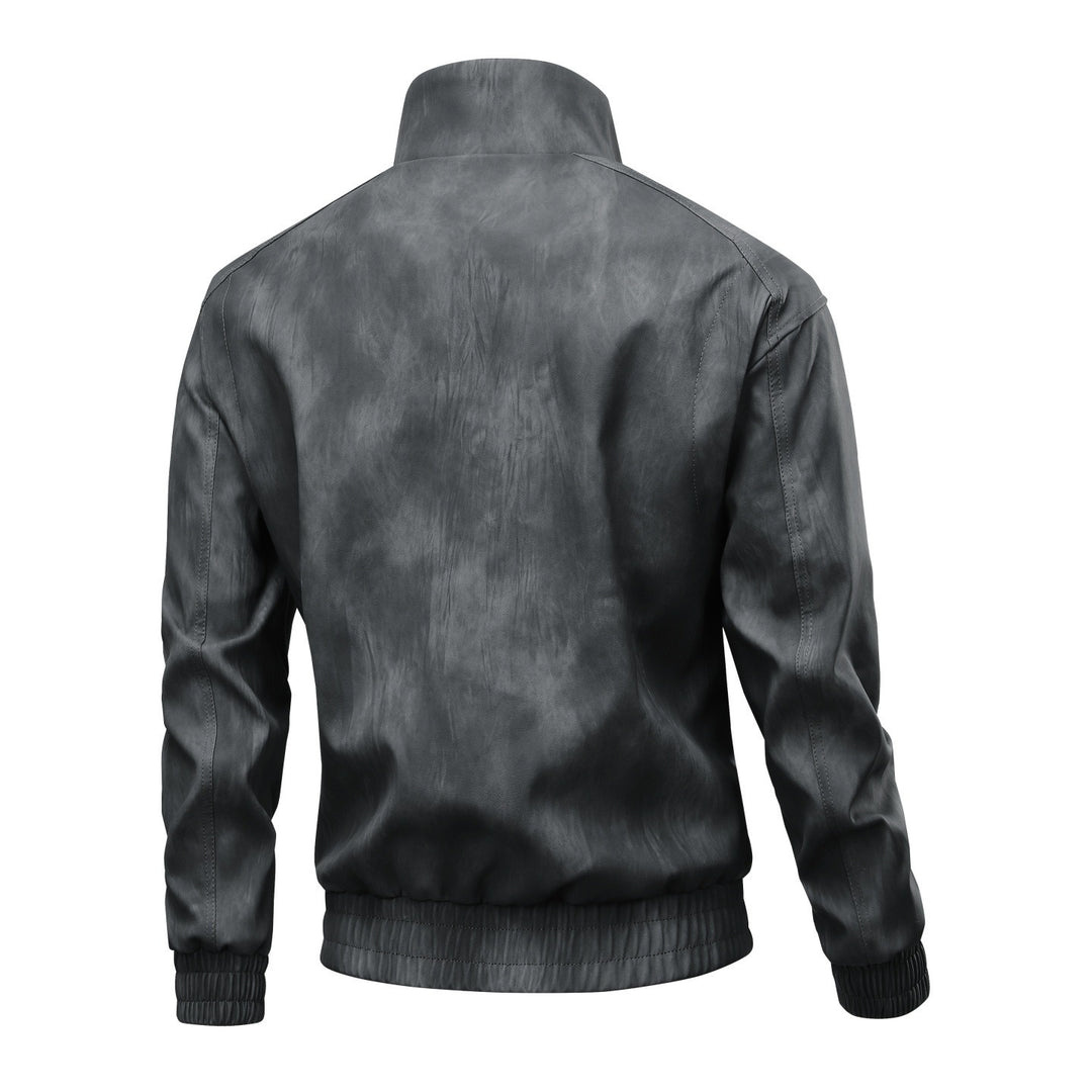 Men's Fashion Transitional Jacket with Practical Stand-Up Collar Mune Fashion