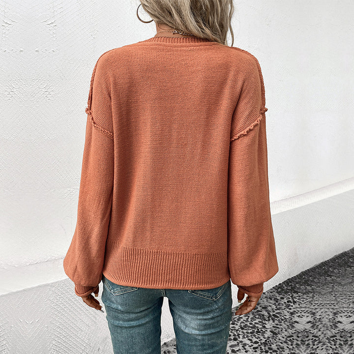 Women's Fashionable Sweater with Wide Sleeves Mune Fashion