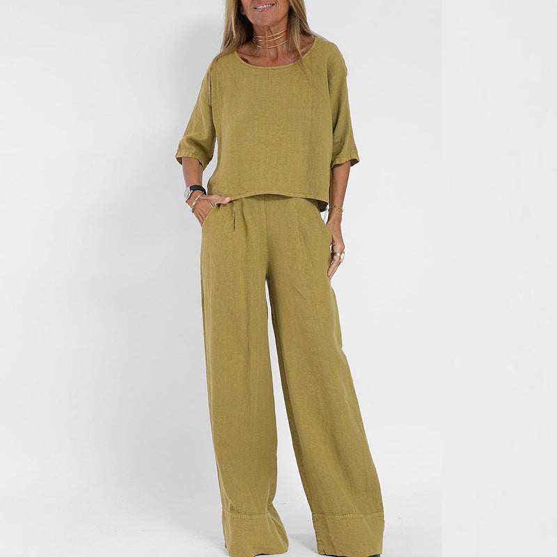 Comfortable Loose Fit Matching Outfit for Women