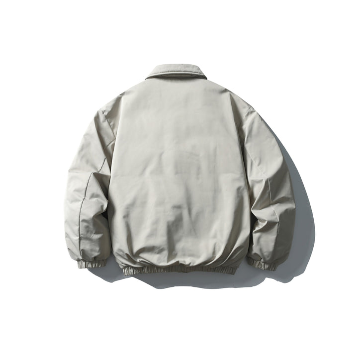Men's Boxy Insulated Blouson with Zipper Chest Pocket Mune Fashion