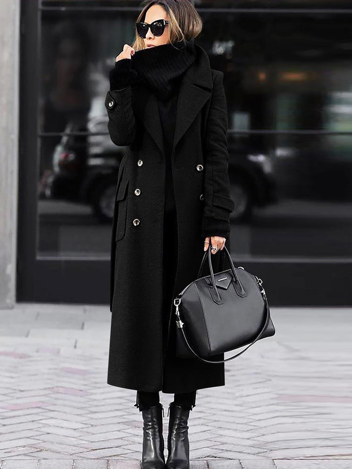 Ladies Elegant and Timeless Wool Coat