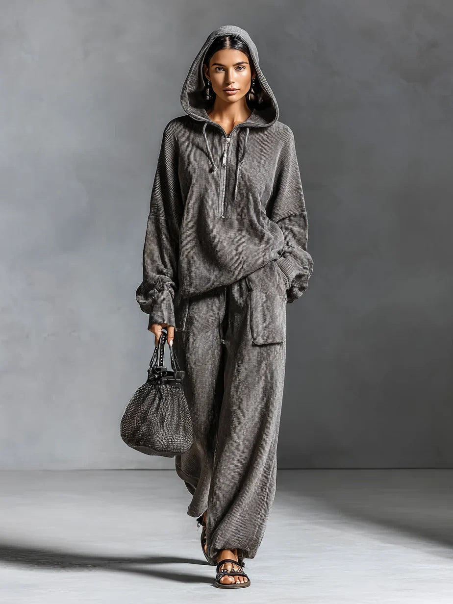 Women Casual and Comfortable Hoodie Set