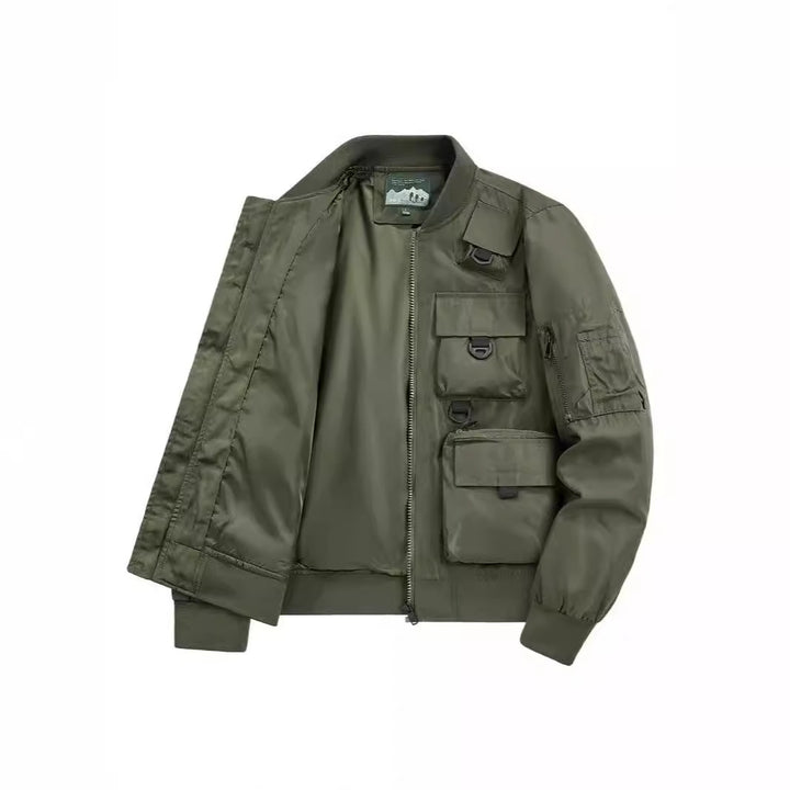 Men's tactical multifunctional bomber jacket with multiple pockets Mune Fashion