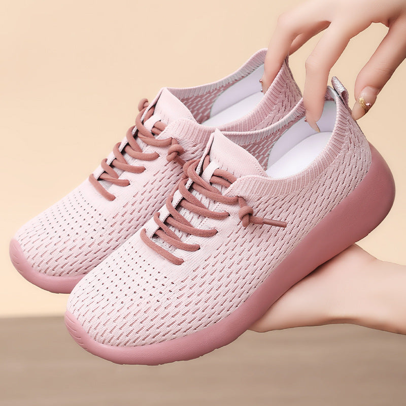 Women's sporty casual sneakers with elastic mesh upper Mune Fashion
