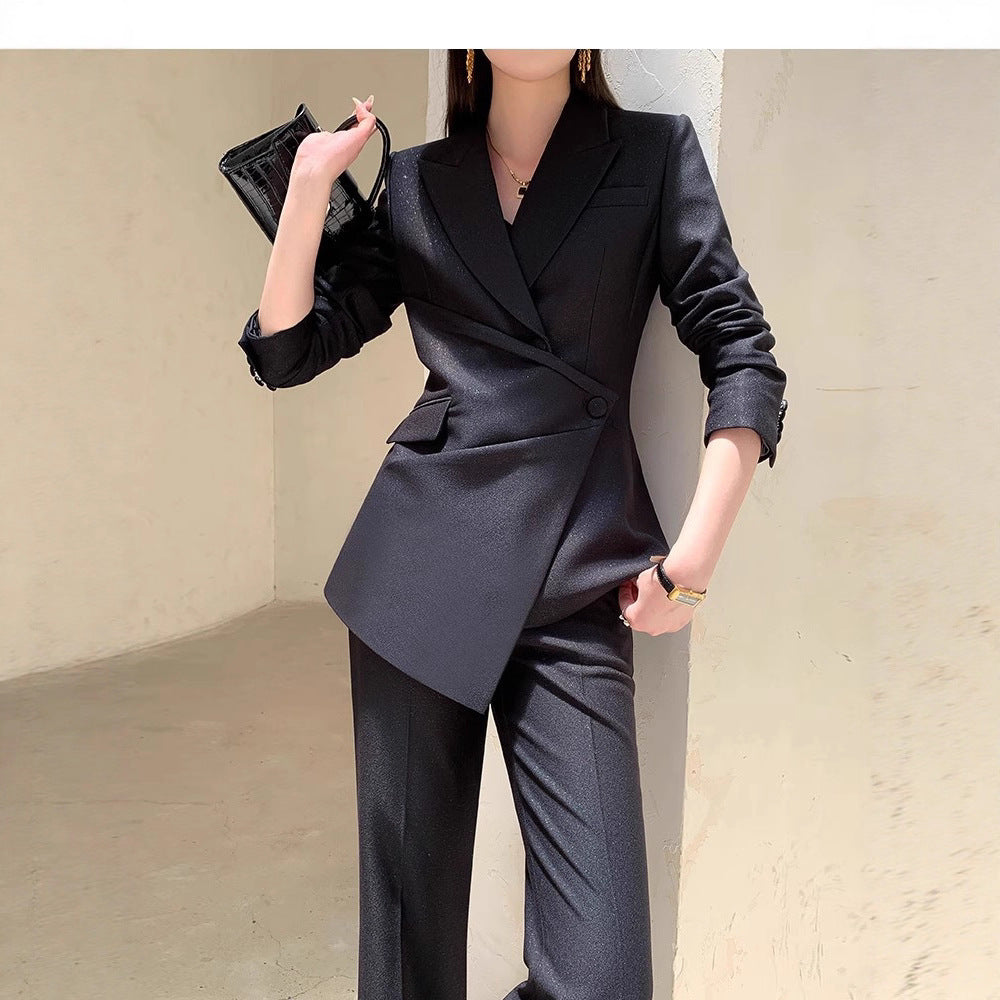 Women's Elegant Blazer Set with Modern Cut Mune Fashion