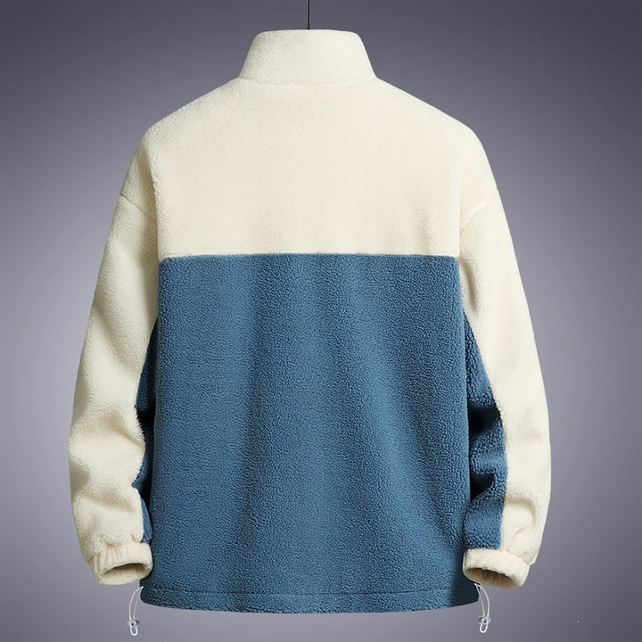 Men's Cozy Fleece Jacket with Hood Mune Fashion